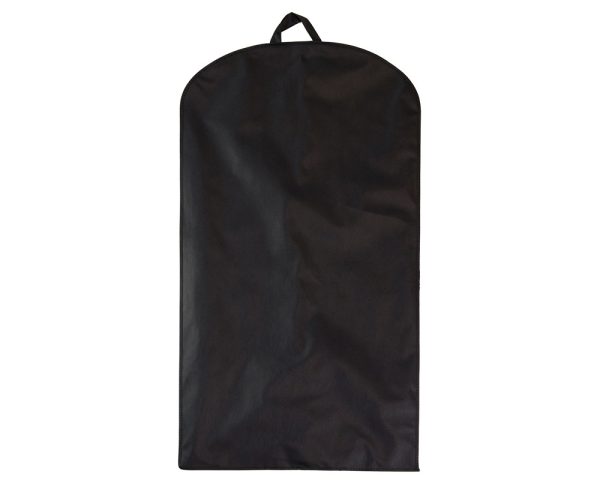 Funda de traje negra con cremallera