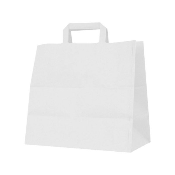 bolsa-de-papel-blanca-con-asa-plana-3222×25-cm-take-away-caja-300uds