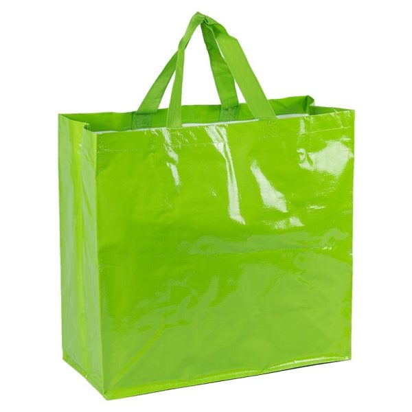 Bolsa rafia 40x40x20 verde lima