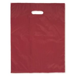 Bolsa de plástico reciclado roja