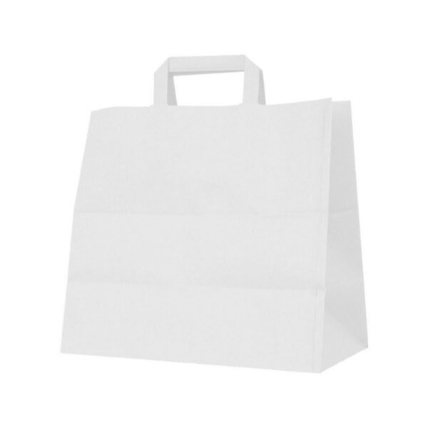 Bolsa de papel blanco