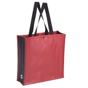 Bolsa roja y negra