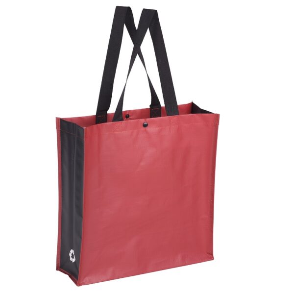 Bolsa roja y negra