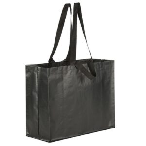 Bolsa de rafia negra