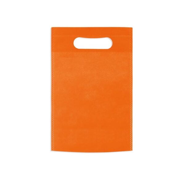 Bolsas non woven botella de vino pequeña 375 ml color naranja